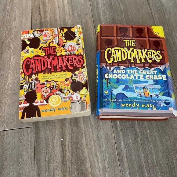 None Other - The Candymakers Lot Set - Book 1 & 2 Great Chocolate Chase Wendy Mass